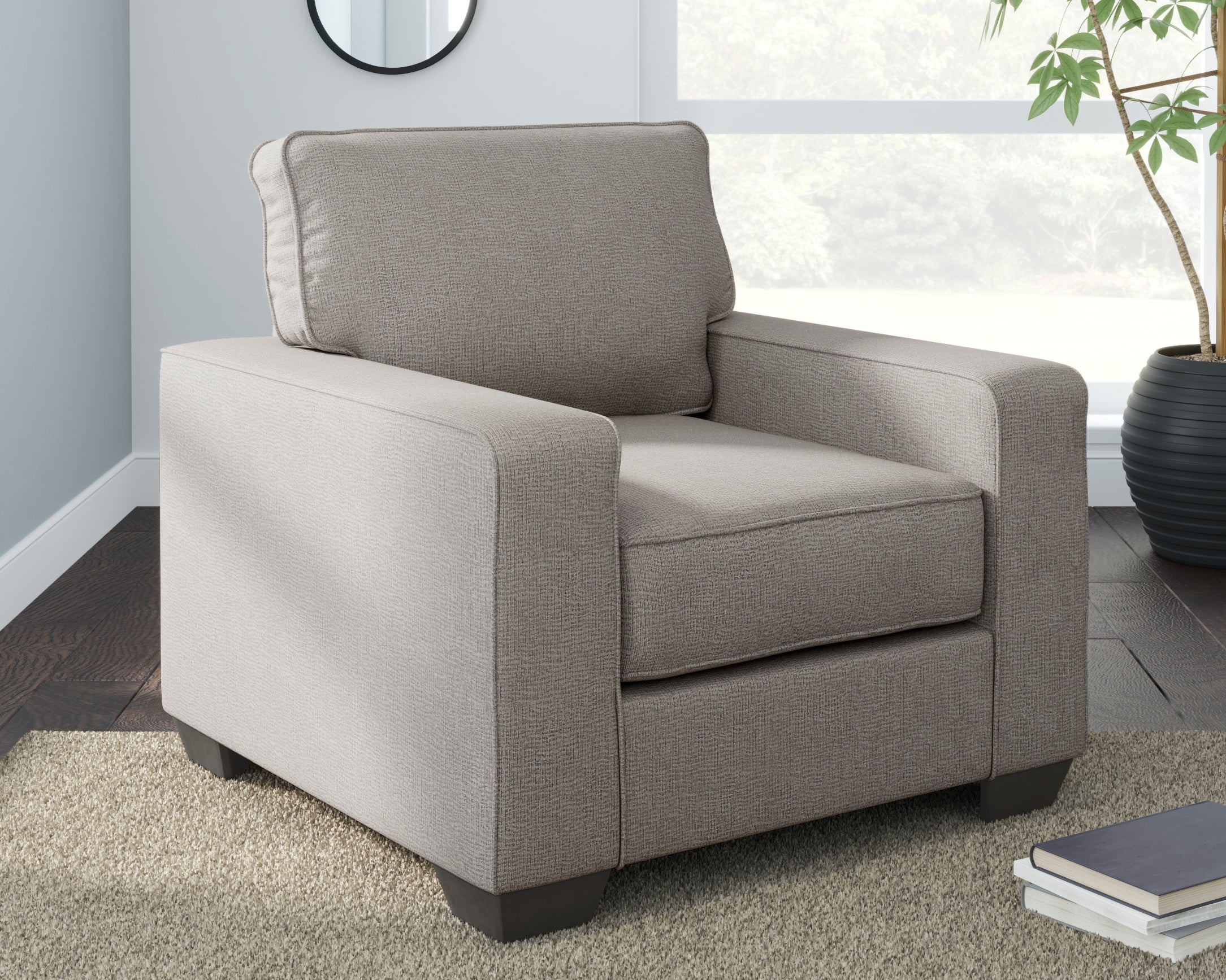 Tampa Furniture Outlet Lutz - Ashley Furniture - Greaves Living Room - Chair / Stone - 5510420