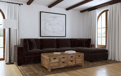 Tampa Furniture Outlet - Coaster - Lakeview 5-piece Upholstered Modular Sectional Chocolate - 551464-SETB