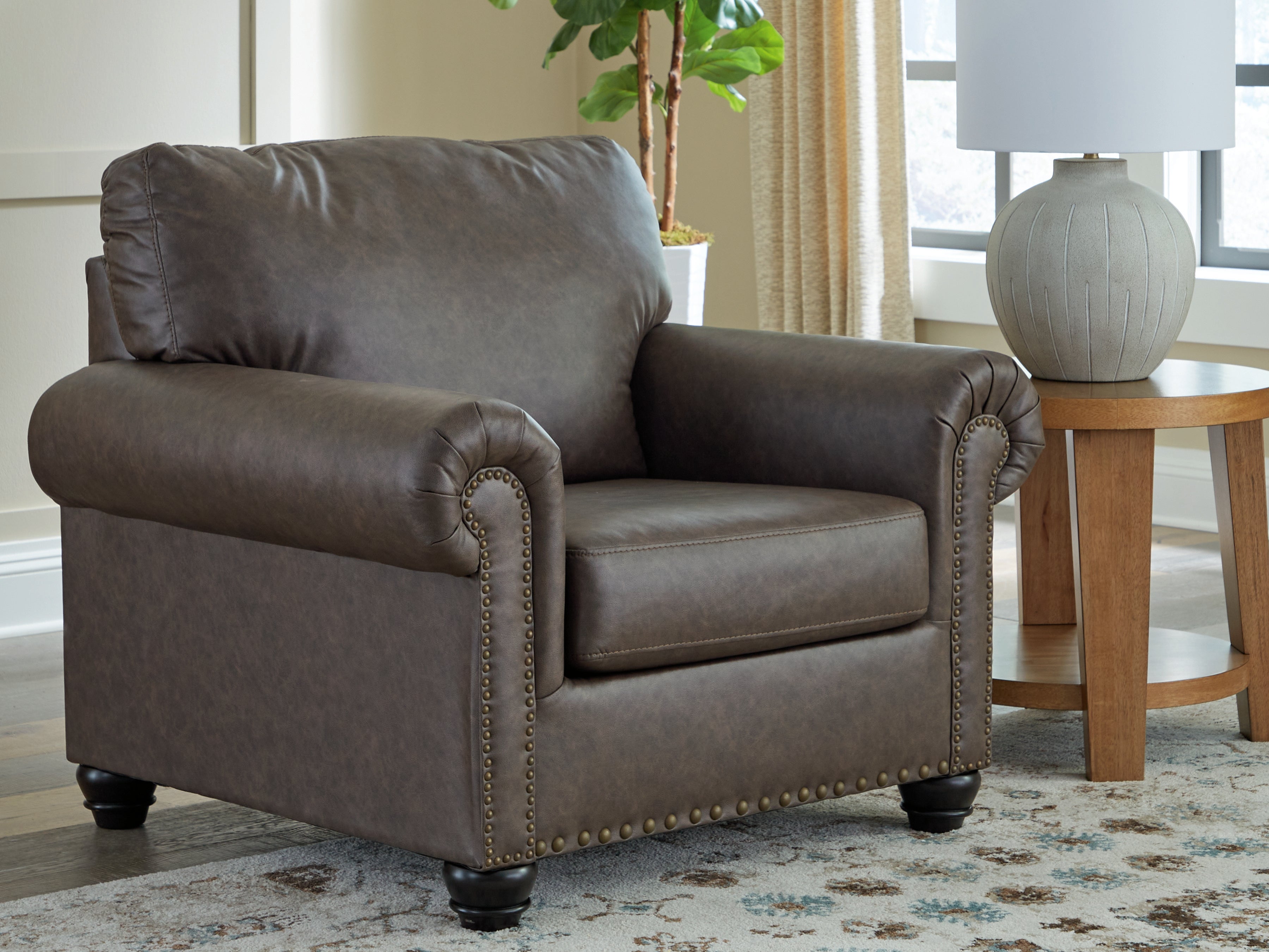 Tampa Furniture Outlet Lutz - Ashley Furniture - Roxmere Living Room - Chair / Umber - 5550320