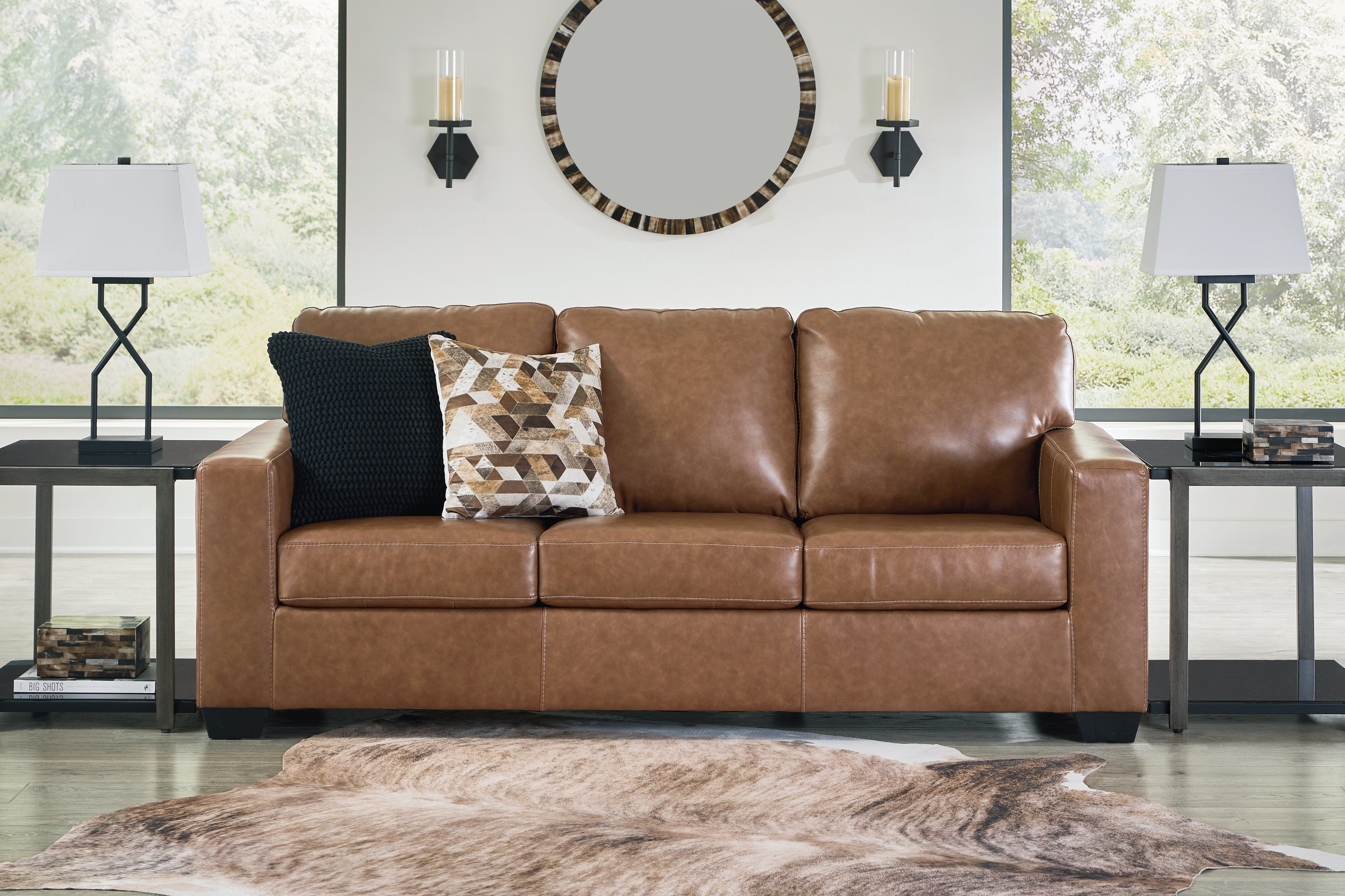 Tampa Furniture Outlet Lutz - Ashley Furniture - Bolsena Living Room - Sofa / Caramel - 5560338