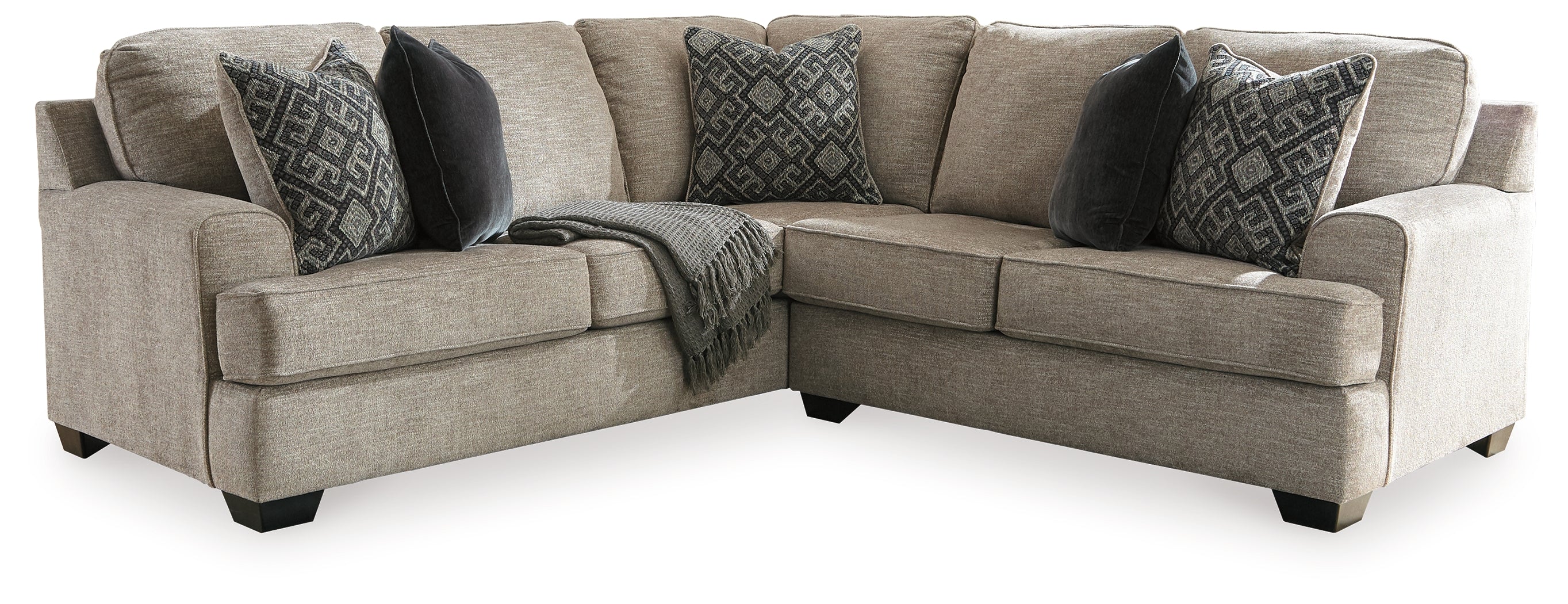Tampa Furniture Outlet Lutz - Ashley Furniture - Bovarian Sectional - LAF 2-Piece Sectional / Stone - 56103S3