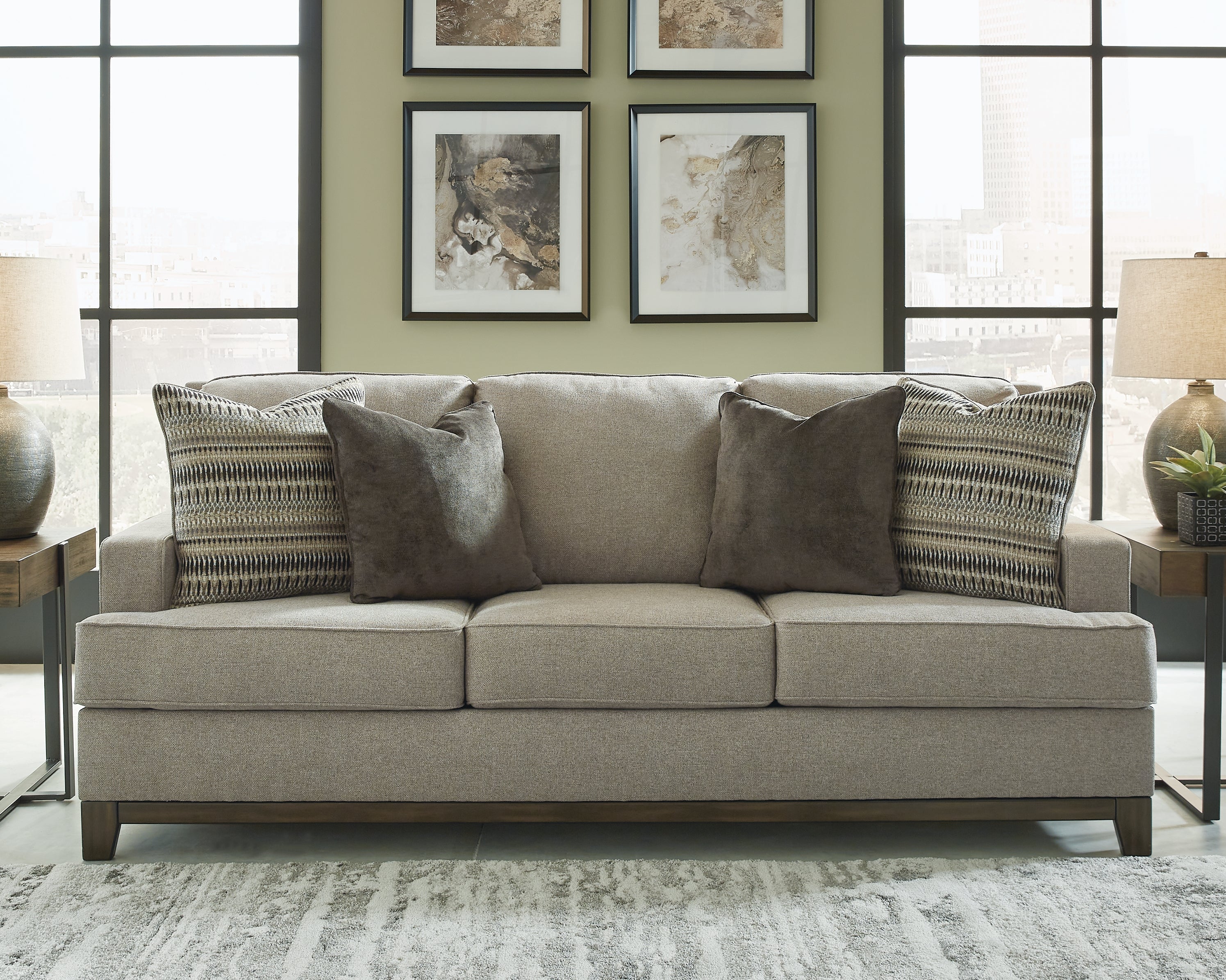 Tampa Furniture Outlet Lutz - Ashley Furniture - Kaywood Living Room - Sofa / Granite - 5630338