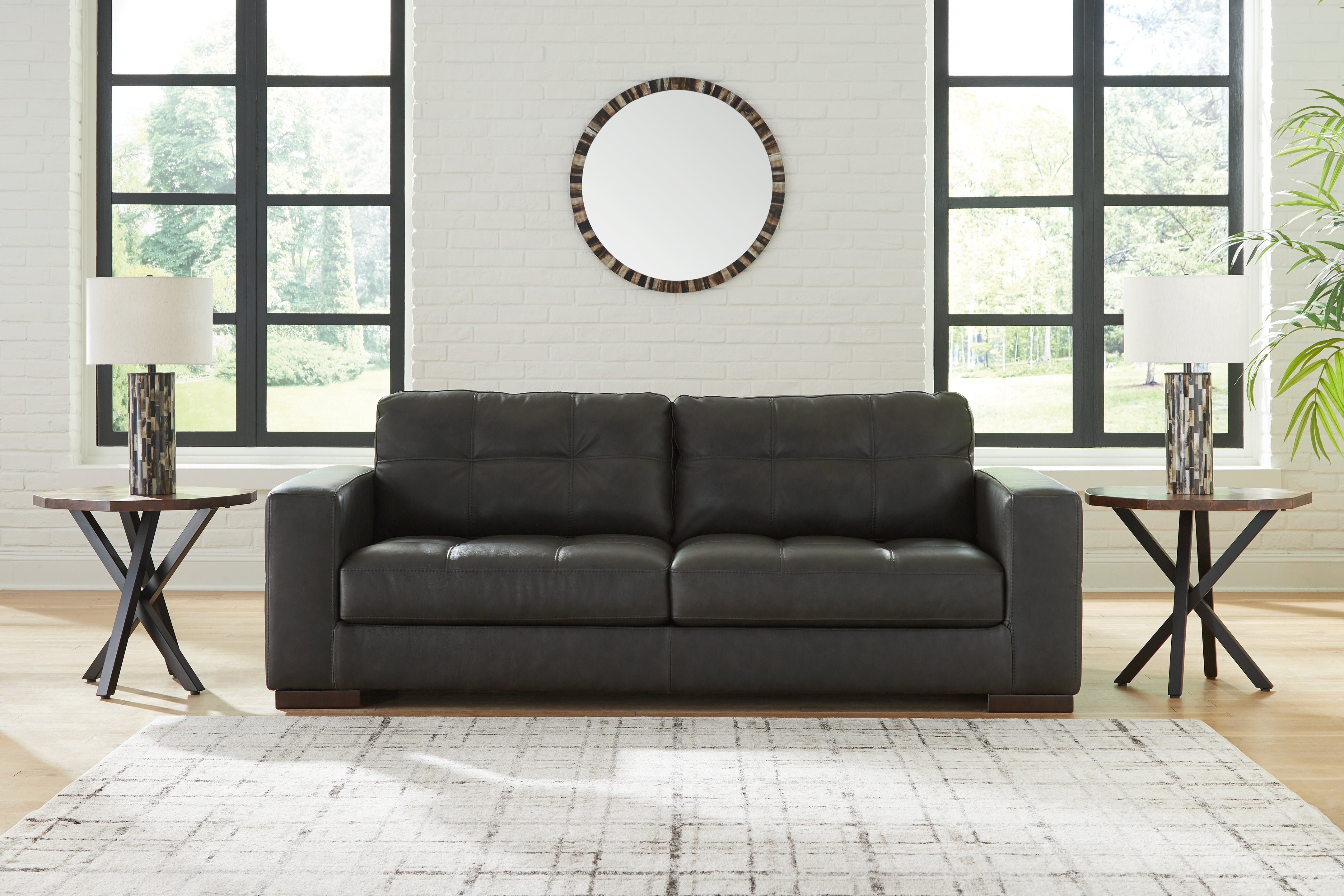 Tampa Furniture Outlet Lutz - Ashley Furniture - Luigi Living Room - Sofa / Thunder - 5650638