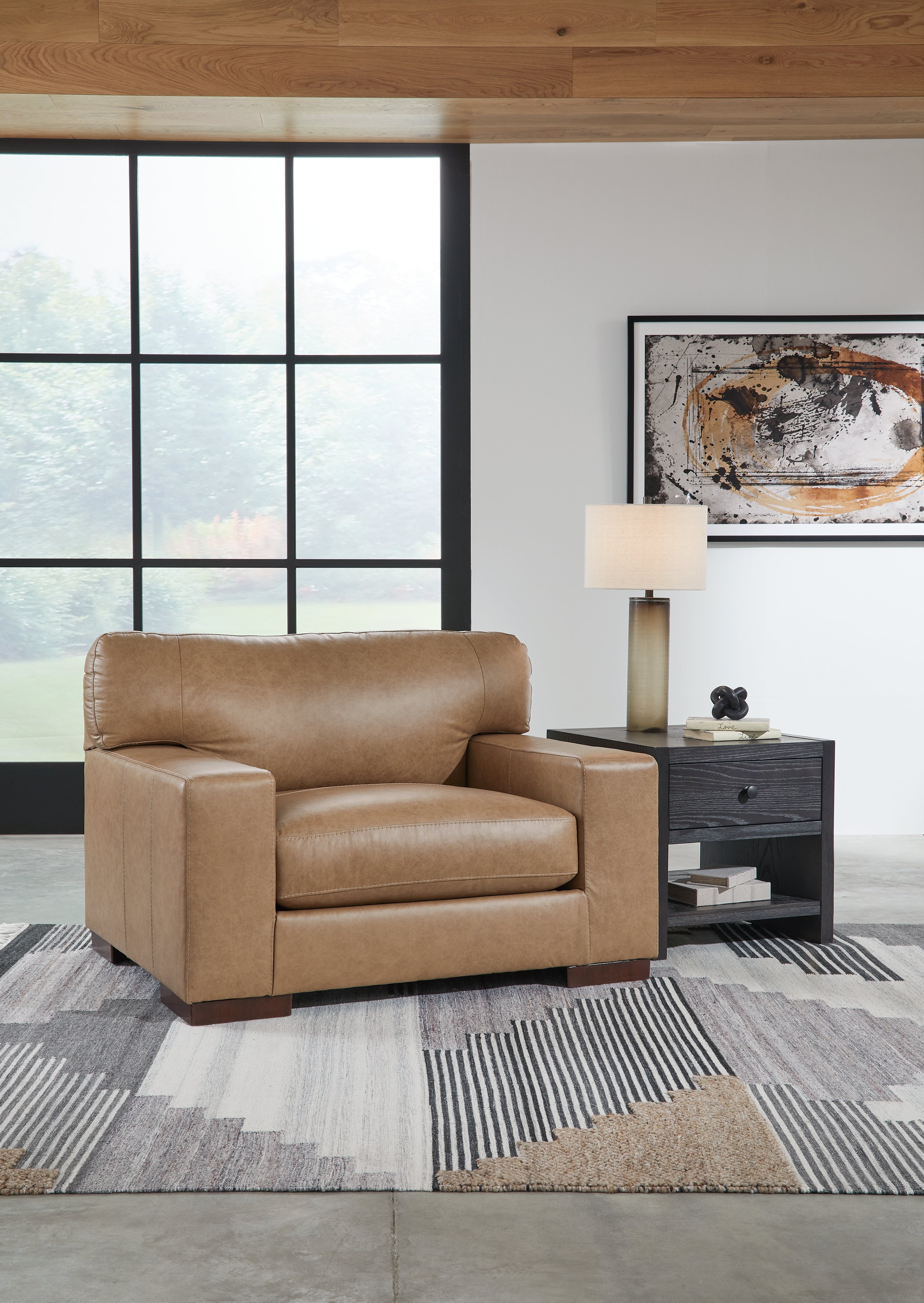 Tampa Furniture Outlet Lutz - Ashley Furniture - Lombardia Living Room - Chair and a Half / Tumbleweed - 5730223
