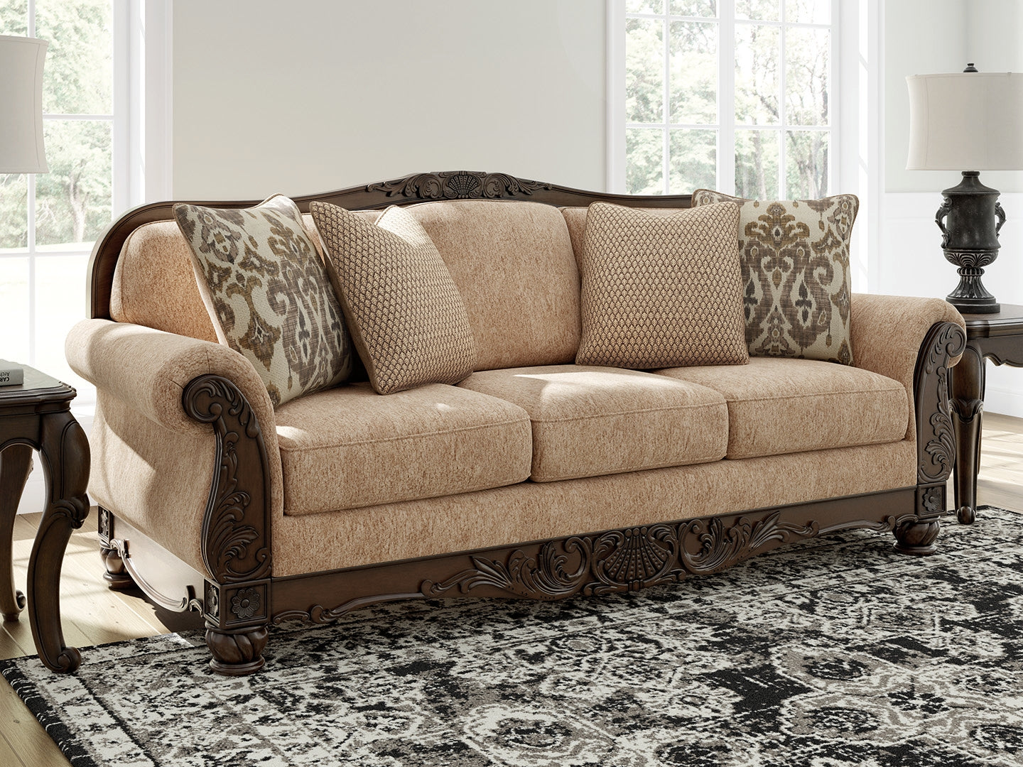 Tampa Furniture Outlet Lutz - Ashley Furniture - Chelsworth Living Room - Sofa / Golden - PC5790538