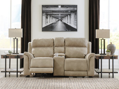 Tampa Furniture Outlet Lutz - Ashley Furniture - Next-Gen DuraPella Living Room - PWR REC Loveseat/CON/ADJ HDRST / Sand - 5930218