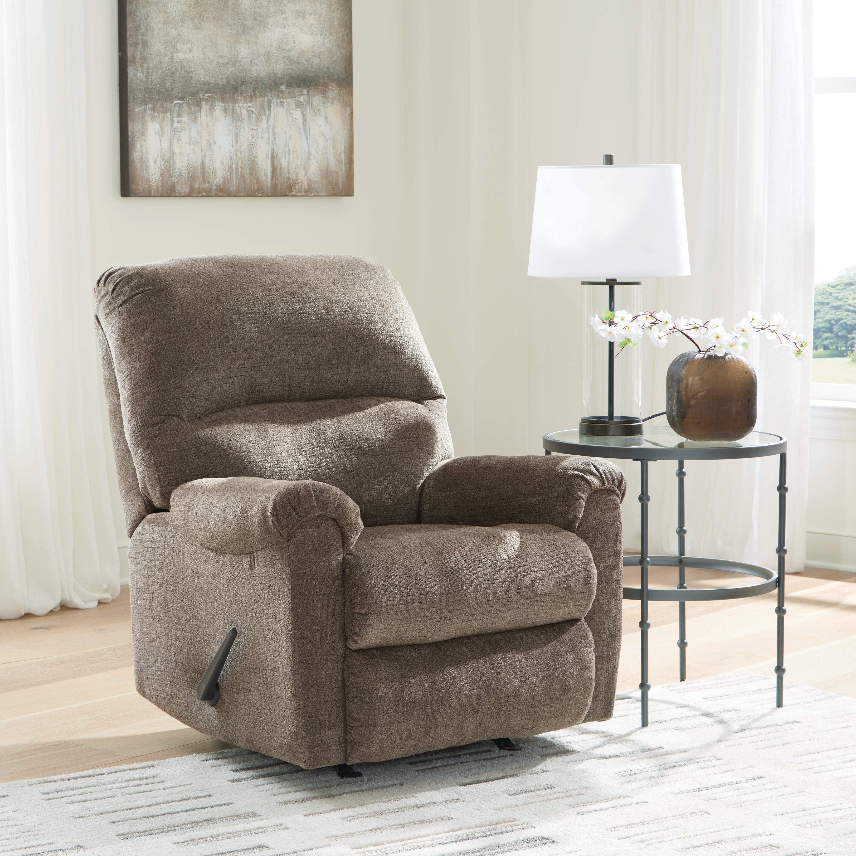 Tampa Furniture Outlet Lutz - Ashley Furniture - Stonemeade Living Room - Rocker Recliner / Nutmeg - 5950525