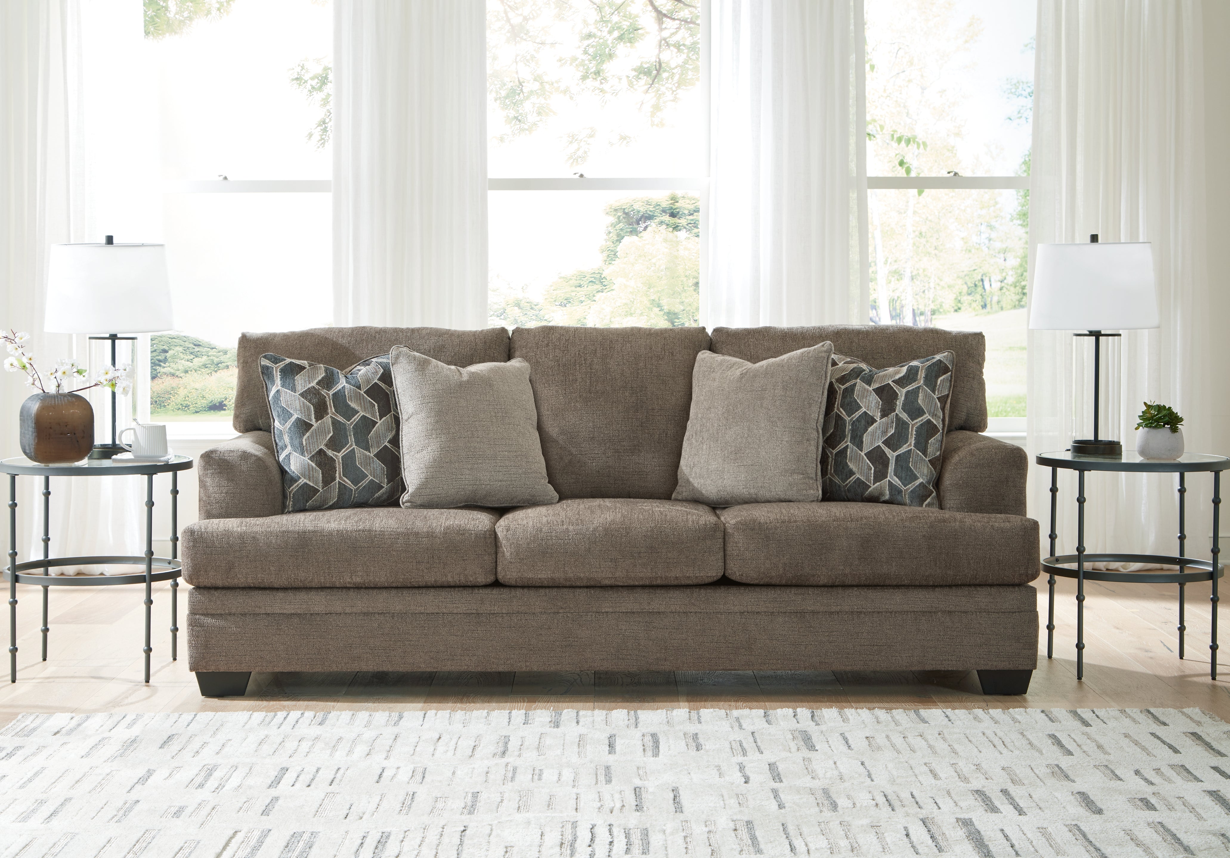 Tampa Furniture Outlet Lutz - Ashley Furniture - Stonemeade Living Room - Sofa / Nutmeg - 5950538