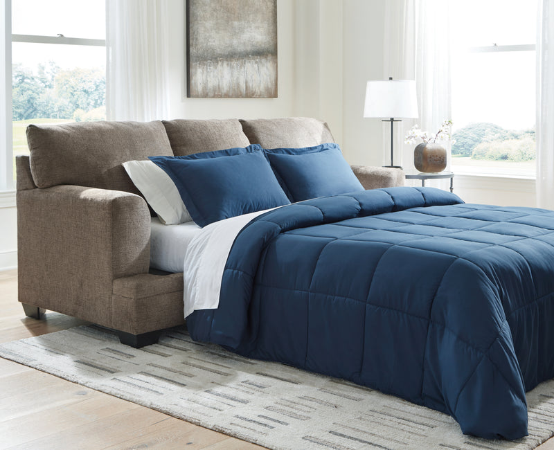 Tampa Furniture Outlet Lutz - Ashley Furniture - Stonemeade Living Room - Queen Sofa Sleeper / Nutmeg - 5950539