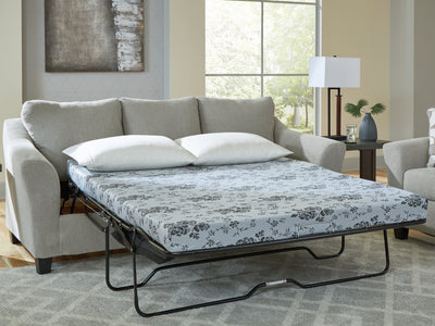 Tampa Furniture Outlet Lutz - Ashley Furniture - Willarae Living Room - Queen Sofa Sleeper / Taupe - 5980339