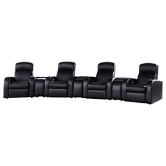 Tampa Furniture Outlet - Coaster - Cyrus 7-piece Upholstered Home Theater Seating - 600001-S4A