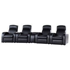 Tampa Furniture Outlet - Coaster - Cyrus 5-piece Upholstered Home Theater Seating - 600001-S4B