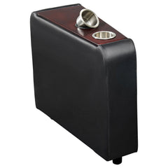 Tampa Furniture Outlet - Coaster - Toohey Upholstered Home Theater Storage Wedge Console Black - 600182