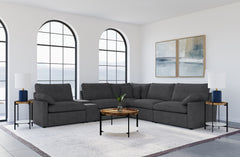 Tampa Furniture Outlet - Coaster - Collins 6-piece Modular Power Reclining Sectional Dark Grey - 609530P-SET