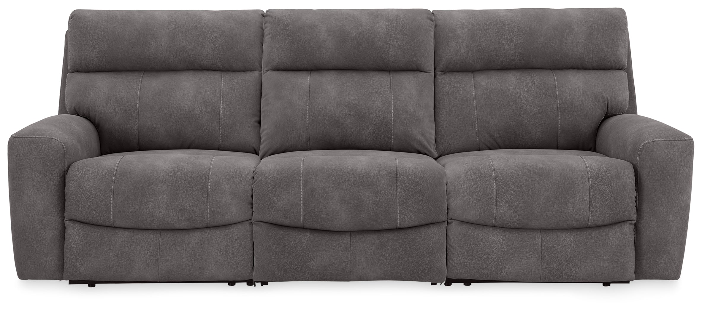 Tampa Furniture Outlet Lutz - Ashley Furniture - Next-Gen DuraPella Sectional - 3-Piece Power Reclining Sectional / Slate - 61003S9