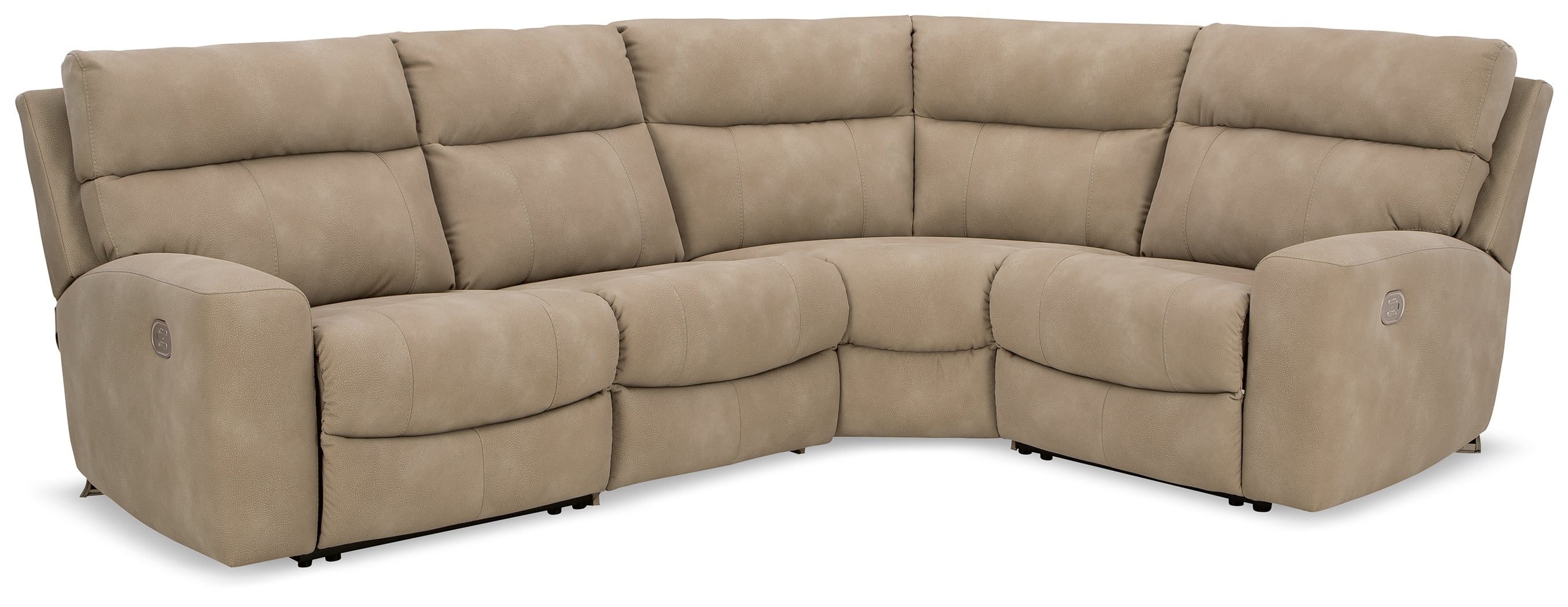 Tampa Furniture Outlet Lutz - Ashley Furniture - Next-Gen DuraPella Sectional - 4-Piece Power Reclining Sectional / Sand - 61004S4