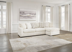 Tampa Furniture Outlet Lutz - Ashley Furniture - Chessington Sectional - LAF 2-Piece Sectional with Chaise / Ivory - 61904S2
