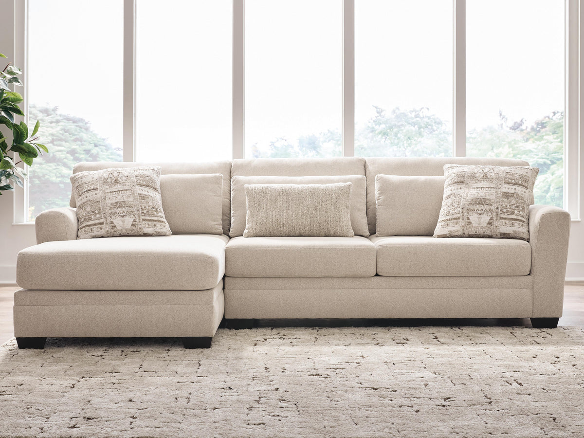 Tampa Furniture Outlet Lutz - Ashley Furniture - Mandi Point Sectional - RAF 2-Piece Sectional Sofa Chaise - 62606S4