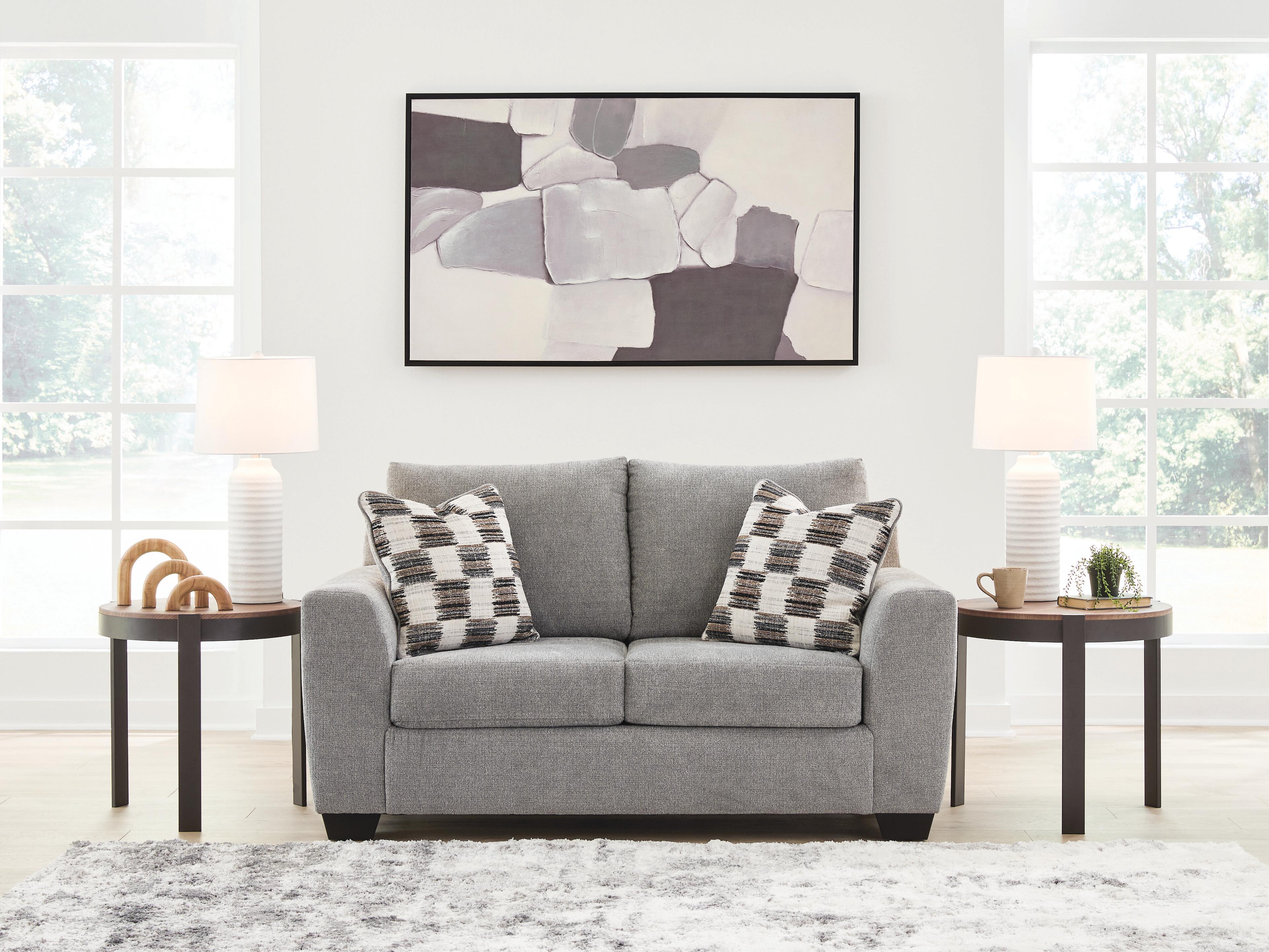 Tampa Furniture Outlet Lutz - Ashley Furniture - Loreo Living Room - Loveseat / Flint - 6310335