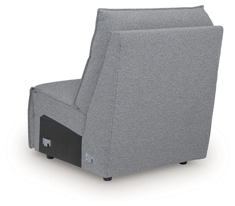 Tampa Furniture Outlet Lutz - Ashley Furniture - ModMax II Sectionals - Armless Chair / Salt and Pepper - 6590646