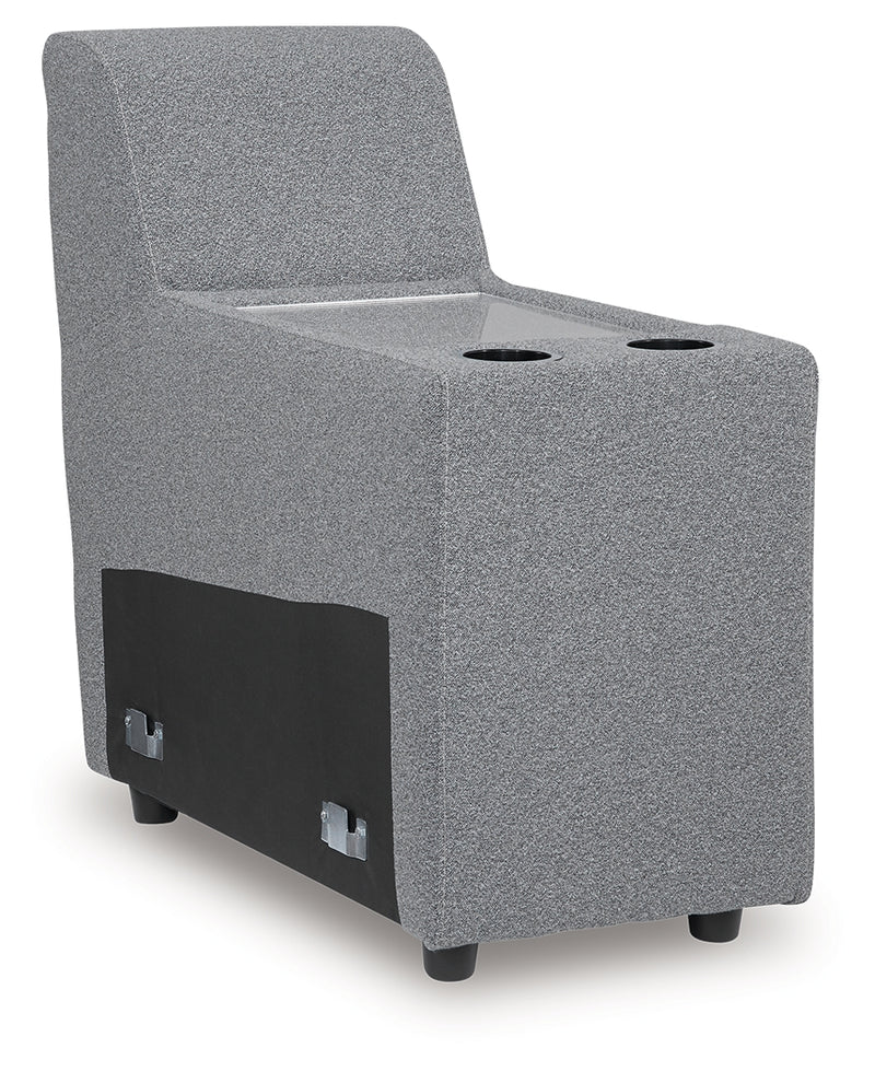 Tampa Furniture Outlet Lutz - Ashley Furniture - ModMax II Sectionals - Console / Salt and Pepper - 6590657
