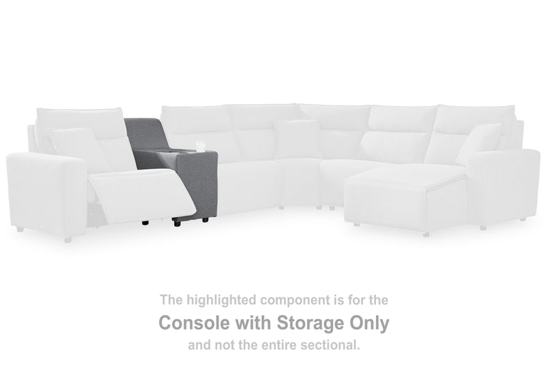 Tampa Furniture Outlet Lutz - Ashley Furniture - ModMax II Sectionals - Console / Salt and Pepper - 6590657