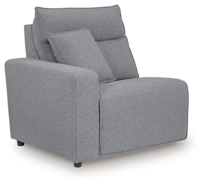 Tampa Furniture Outlet Lutz - Ashley Furniture - ModMax II Sectionals - LAF Zero Wall Power Recliner / Salt and Pepper - 6590658