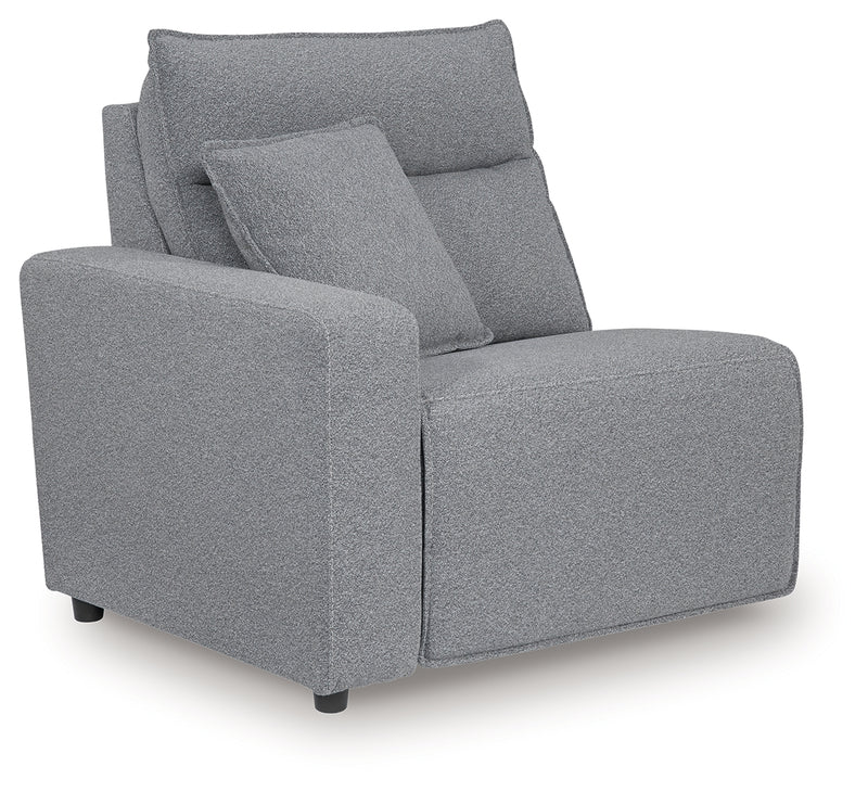 Tampa Furniture Outlet Lutz - Ashley Furniture - ModMax II Sectionals - LAF Zero Wall Power Recliner / Salt and Pepper - 6590658