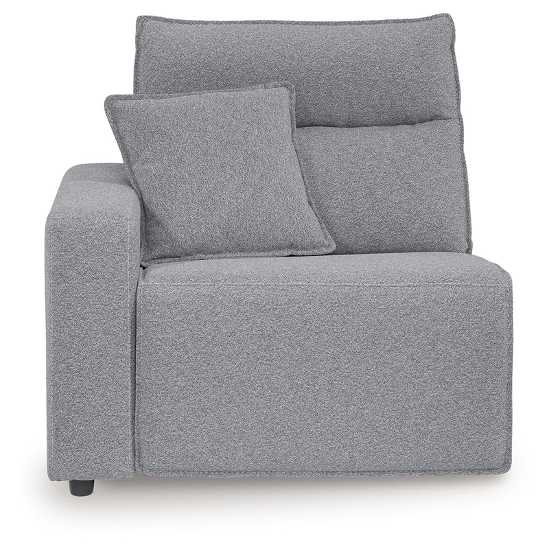Tampa Furniture Outlet Lutz - Ashley Furniture - ModMax II Sectionals - LAF Zero Wall Power Recliner / Salt and Pepper - 6590658