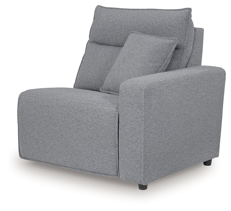 Tampa Furniture Outlet Lutz - Ashley Furniture - ModMax II Sectionals - RAF Zero Wall Power Recliner / Salt and Pepper - 6590662