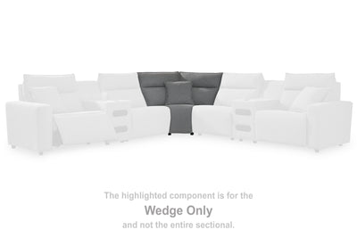 Tampa Furniture Outlet Lutz - Ashley Furniture - ModMax II Sectionals - Wedge / Salt and Pepper - 6590677