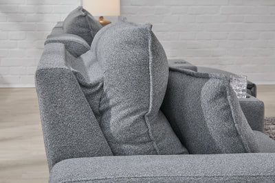 Tampa Furniture Outlet Lutz - Ashley Furniture - ModMax II Sectionals - 5-Piece Power Reclining Sectional / Salt and Pepper - 65906S8