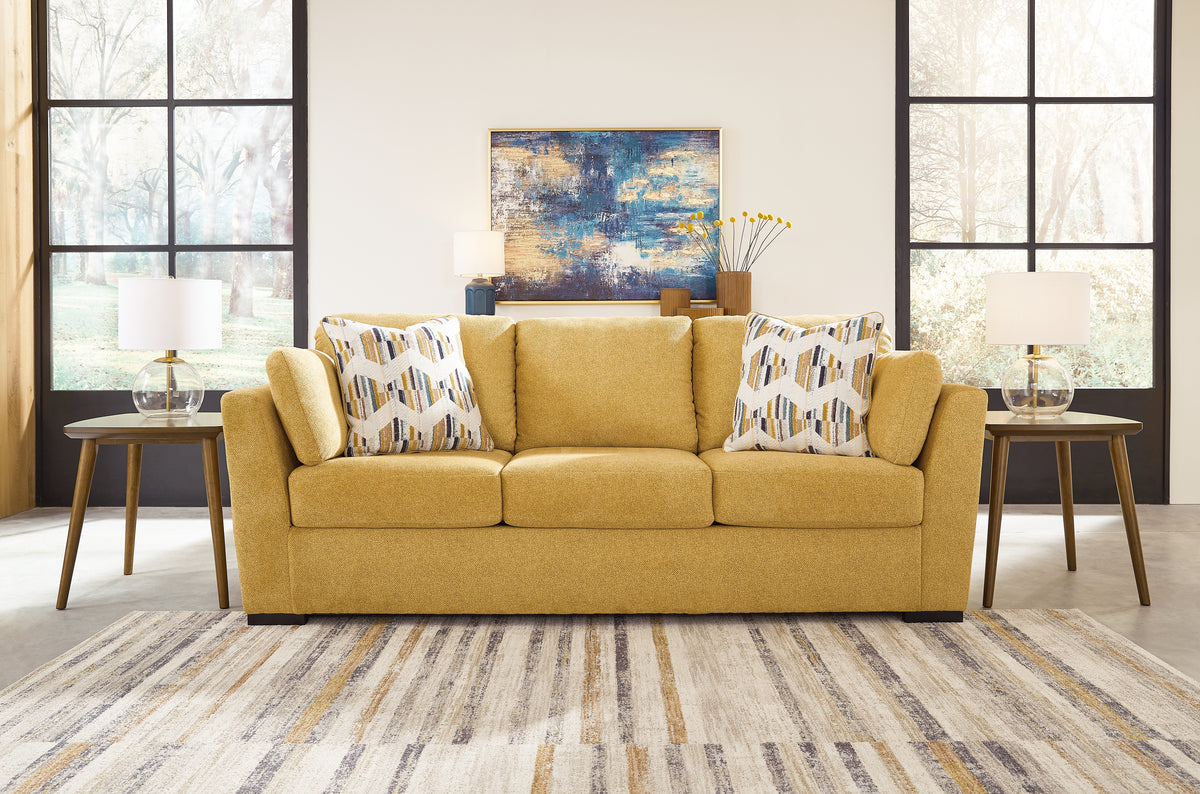 Tampa Furniture Outlet Lutz - Ashley Furniture - Keerwick Living Room - Sofa / Sunflower - 6750638
