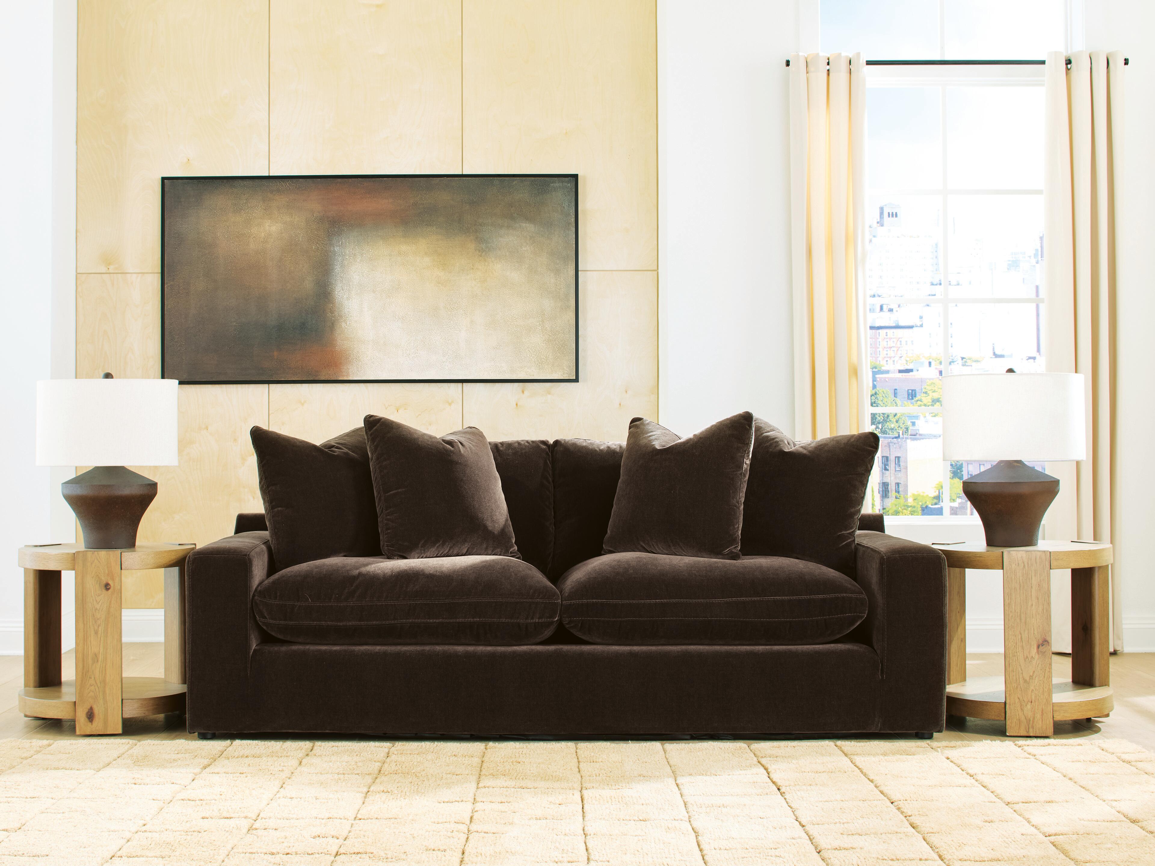 Tampa Furniture Outlet Lutz - Ashley Furniture - Maxton Heights Living Room - Sofa / Bittersweet - 6780738