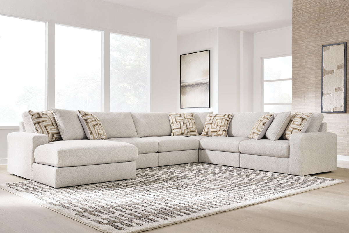 Tampa Furniture Outlet Lutz - Ashley Furniture - Kestrie 6-Piece Sectional with Chaise - 6-Piece Sectional with Chaise - PC68706S14