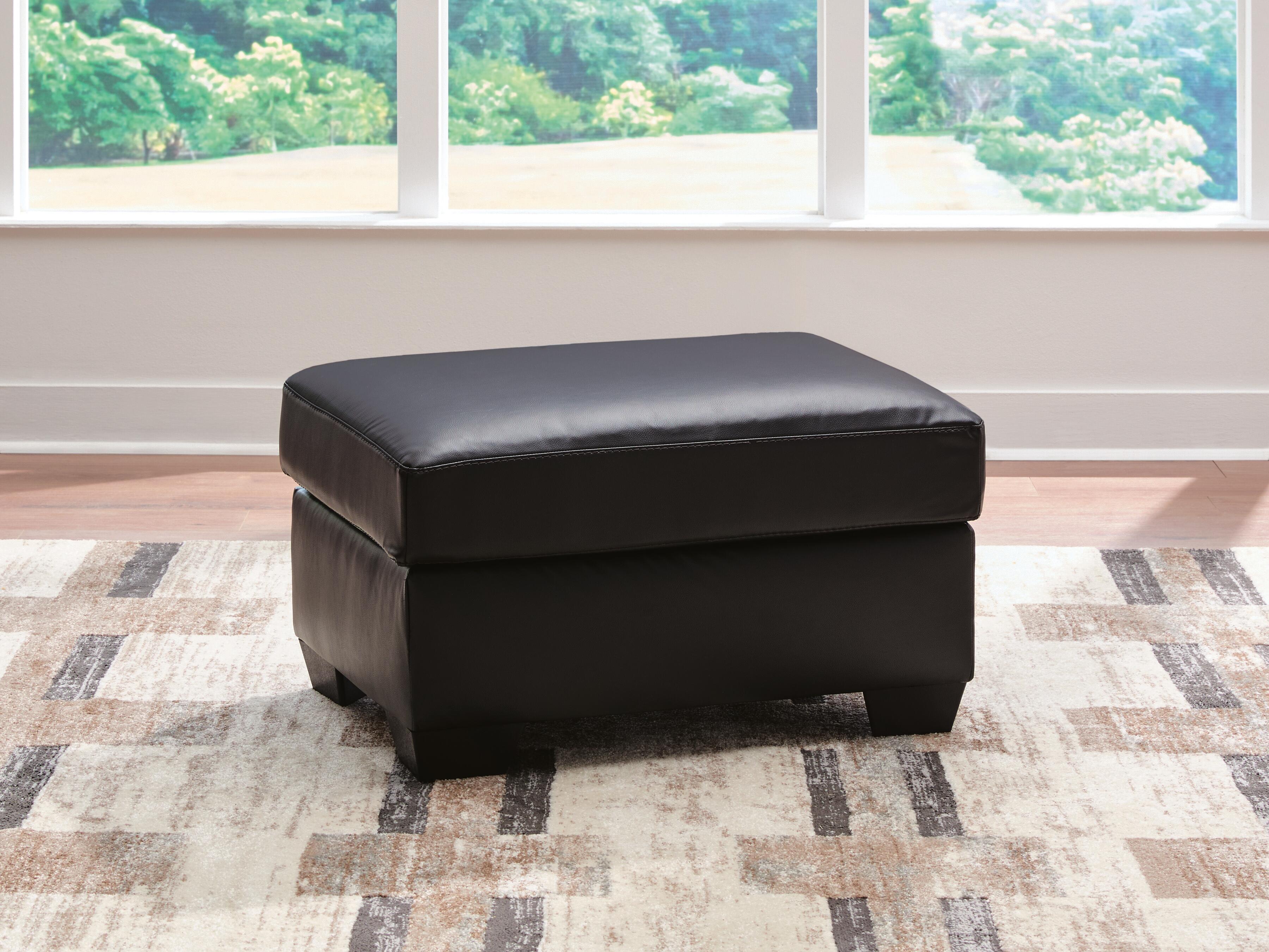 Tampa Furniture Outlet Lutz - Ashley Furniture - Glennbre Living Room - Ottoman / Midnight - PC6980414