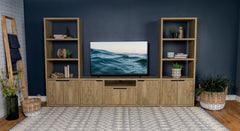 Tampa Furniture Outlet - Coaster - Tabby 3-piece 60-inch TV Entertainment Center Mango - 701702-SET