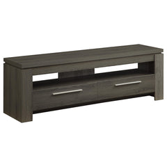 Tampa Furniture Outlet - Coaster - Elkton 2-drawer Engineered Wood 59-inch TV Stand Weathered Grey - 701979
