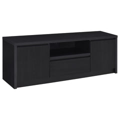 Tampa Furniture Outlet - Coaster - Winfield 60-inch 2-door TV Stand Media Console Black - 706222