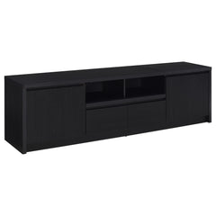 Tampa Furniture Outlet - Coaster - Winfield 78-inch 2-door TV Stand Media Console Black - 706223
