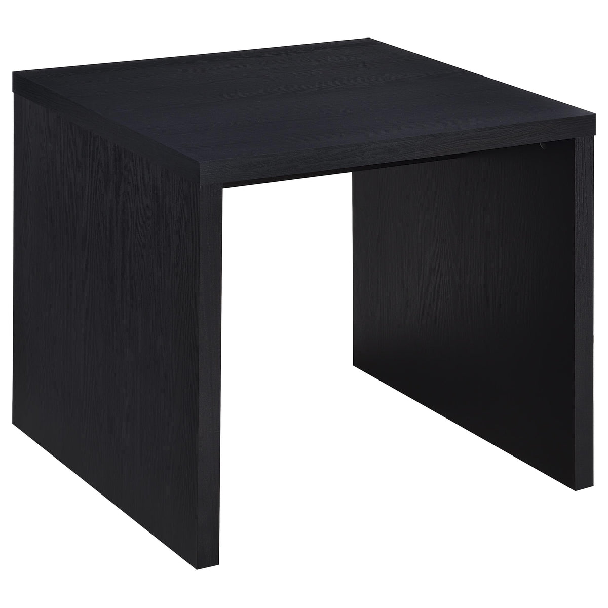 Tampa Furniture Outlet - Coaster - Knapp Engineered Wood Square Side End Table Black - 706227