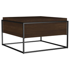 Tampa Furniture Outlet - Coaster - Fulton 30-inch Square Mango Wood Coffee Table Dark Brown - 706238