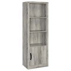 Tampa Furniture Outlet - Coaster - Burke 4-shelf Engineered Wood Media Tower Grey Driftwood - 707726