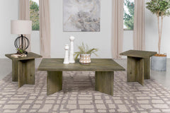 Tampa Furniture Outlet - Coaster - Andando 3-piece Coffee and End Table Set Mango Brown - 708498-S3