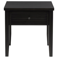 Concord 1-drawer Square End Table Distressed Java
