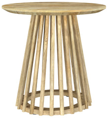 Tampa Furniture Outlet - Coaster - Touhy Round Solid Wood End Side Table Natural Mango - 710607