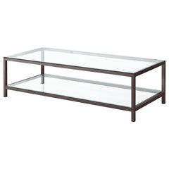 Trini 3-piece Coffee and End Table Set Black Nickel