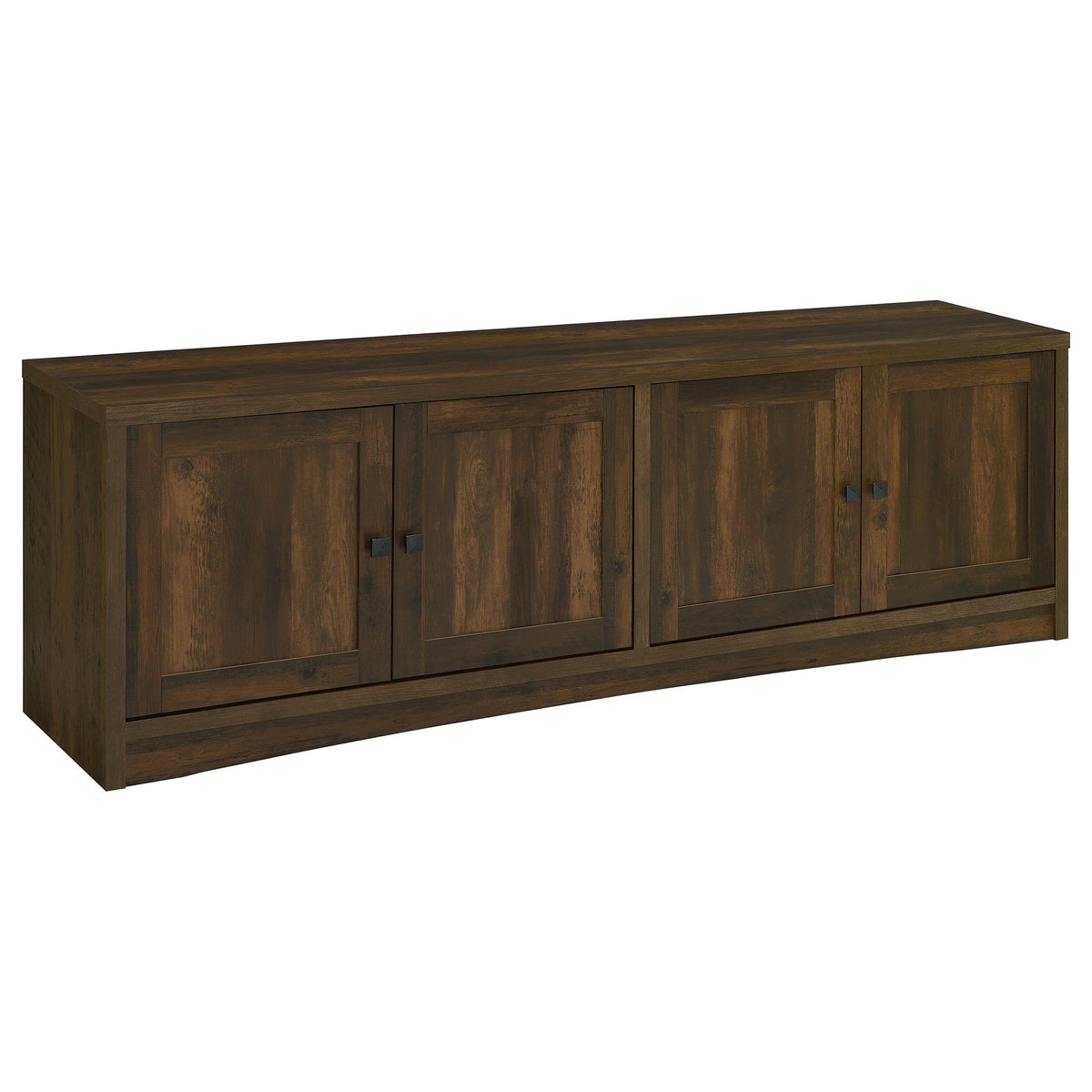 Tampa Furniture Outlet - Coaster - Laughlin 4-door Engineered Wood 78-inch TV Stand Dark Pine - 724123