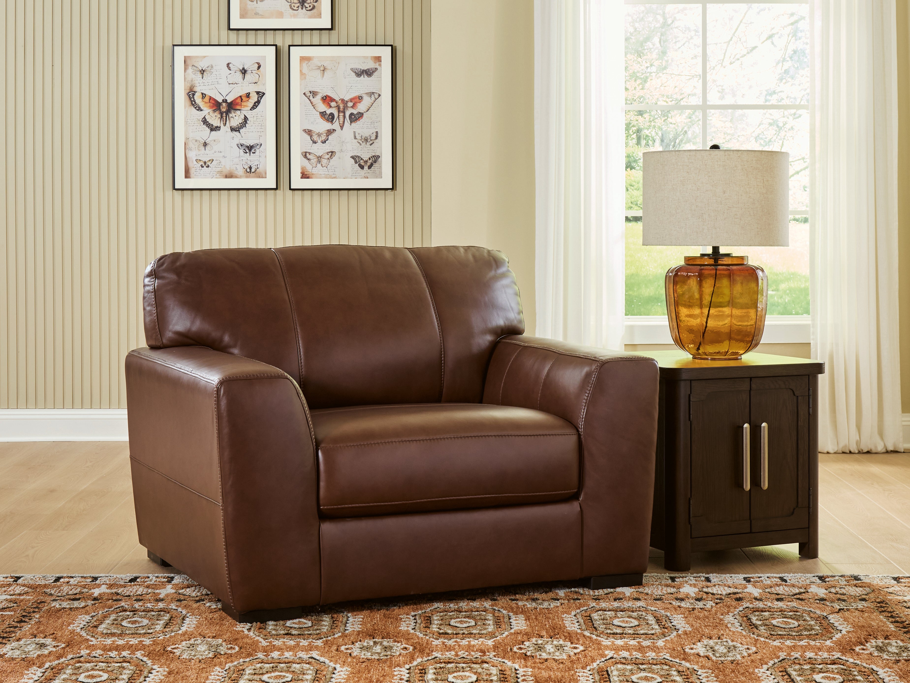 Tampa Furniture Outlet Lutz - Ashley Furniture - Brogliano Living Room - Chair and a Half / Canyon - PC7290723