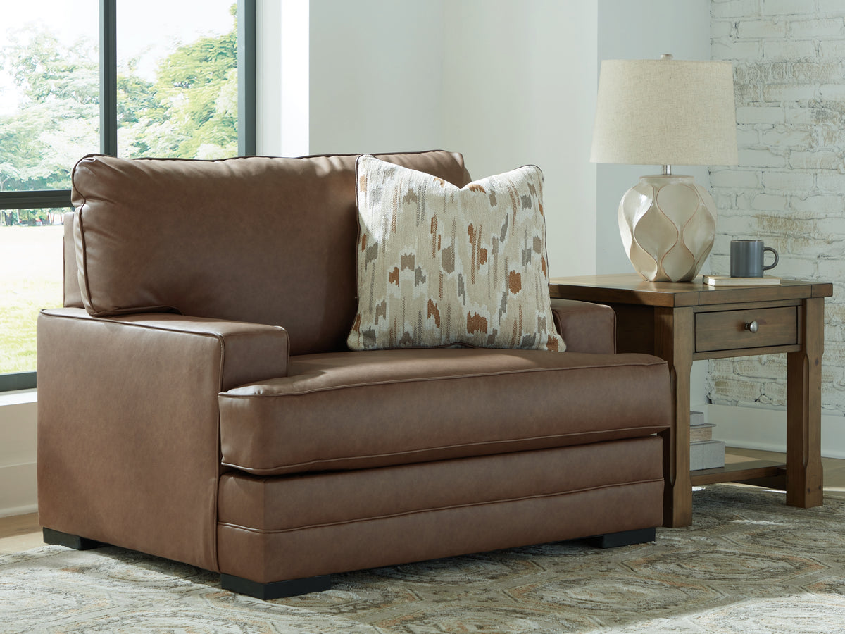 Tampa Furniture Outlet Lutz - Ashley Furniture - VillaCourt Living Room - Chair and a Half - 7490923